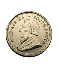 Gold coin featuring a profile of a bearded man, South Africa South Africa coin, collectible gold cur.